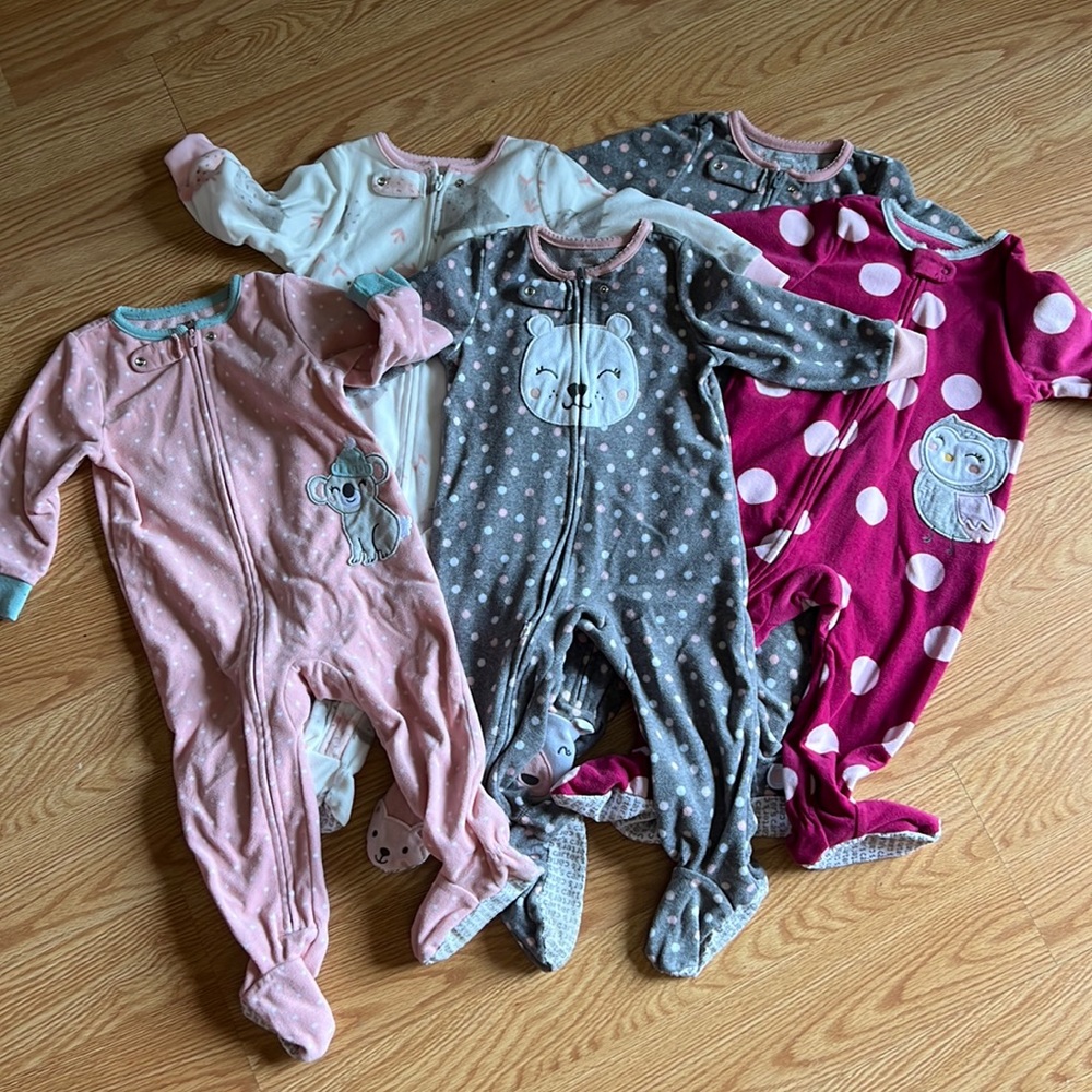 Carters Fleece Pajamas Bundle